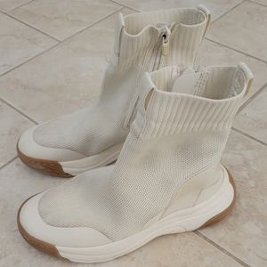 ZARA GIRLS SNEAKERS SIZE 34 OFF WHITE
